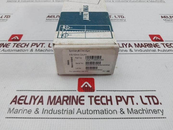 Waters Wat066220 Symmetry Column 3.5µM C18 4.6 X 100Mm