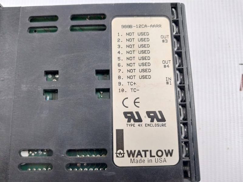 Watlow Process Temperature Controller 50/60Hz 16Va Max 988B-12Ca-aarr