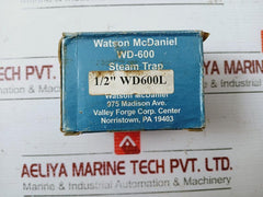 Watson-McDaniel 1/2" WD-600L TURBO DISC STEAM TRAP 926.07.00.017