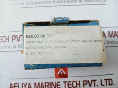 Watson-McDaniel 1/2" WD-600L TURBO DISC STEAM TRAP 926.07.00.017