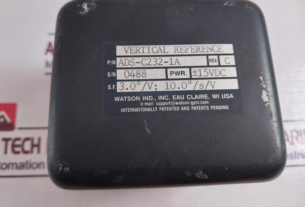 Watson Ads-c232-1A Gyro Sensor 15Vdc