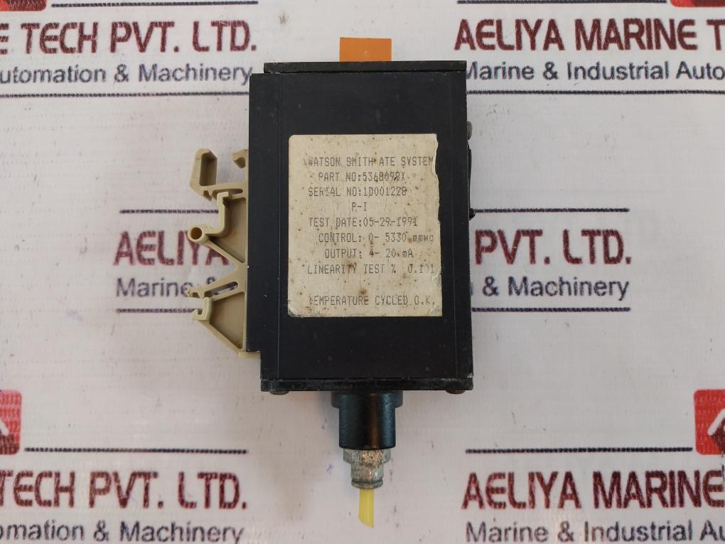 Watson Smith 5368098X P To I Converter 4-20 MA