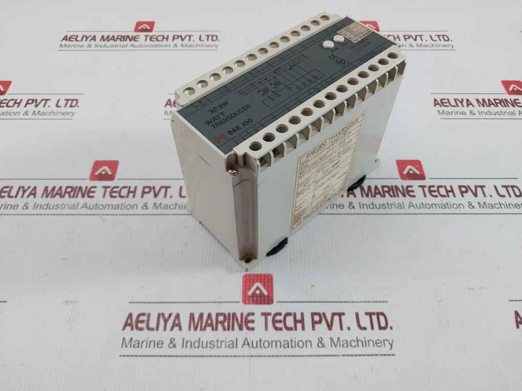 Watt Transducer Dt- 33W-xl Dae Joo 5A 115V 60Hz