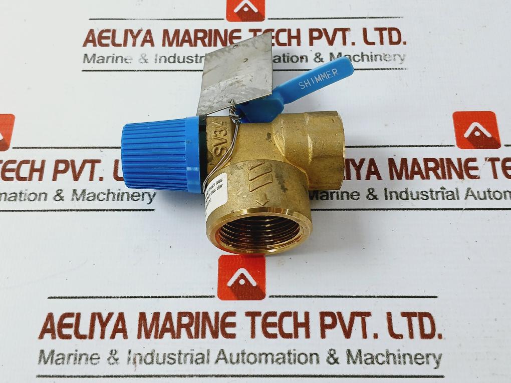 Watts 10004724 Pressure Safety Valve Svw 3/4"-6 Bar Cw617N Ce1115