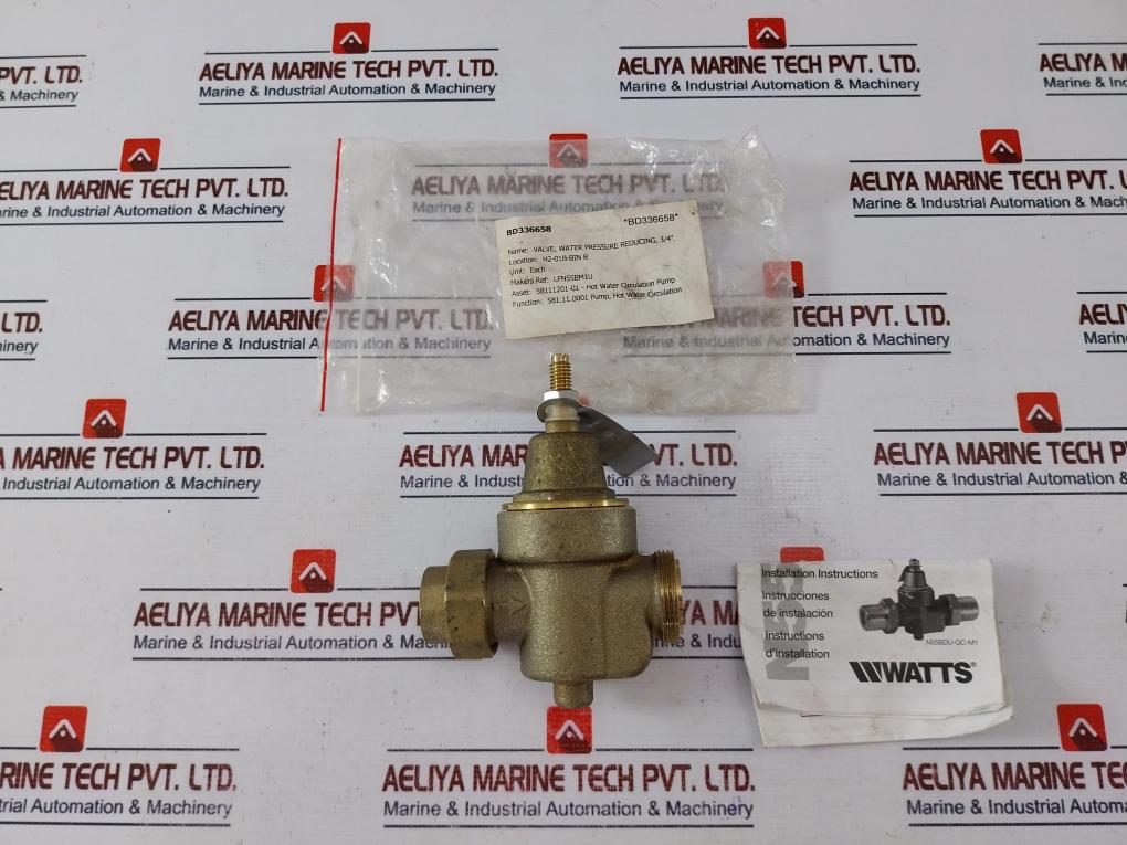 Watts Lf N55b M1 Water Pressure Reducing Valve 50 Psi