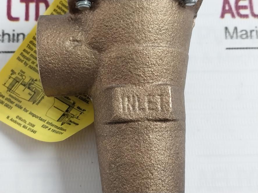 Watts M15 Reseating Temperature And Pressure Relief Valve 150 Psi