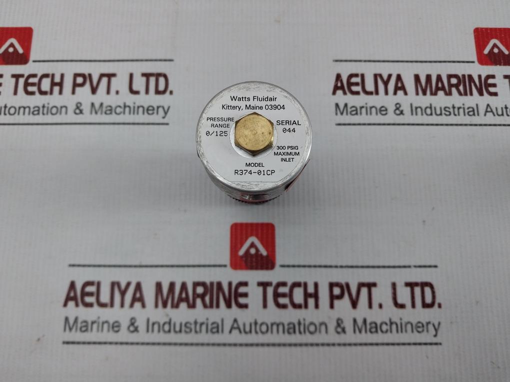 Watts Fluidair R374-01Cp Miniature Air Pressure Regulator