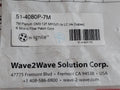 Wave2Wave Solution 8 Strand Fiber Patch Cord 51-4080P-7M