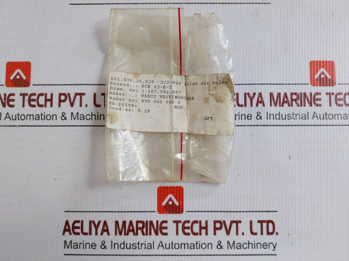 Way Pilot Air Valve 2Ma-1A Wabco