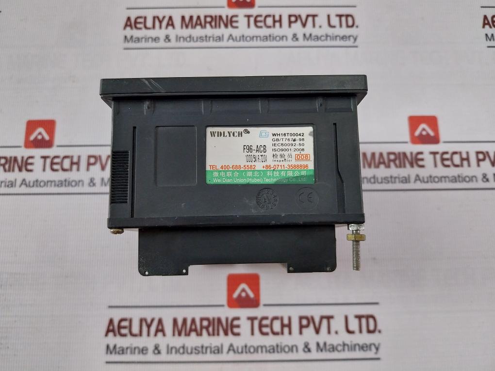 Wdlych F96-acb Analog Ammeter Gauge Meter 1000/5A Wh16T00042 Iec60092-50