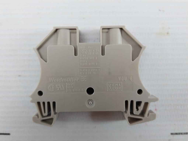 Wdu 6 Feed-through Terminal Block Weidmuller (1Box = 100Pcs)