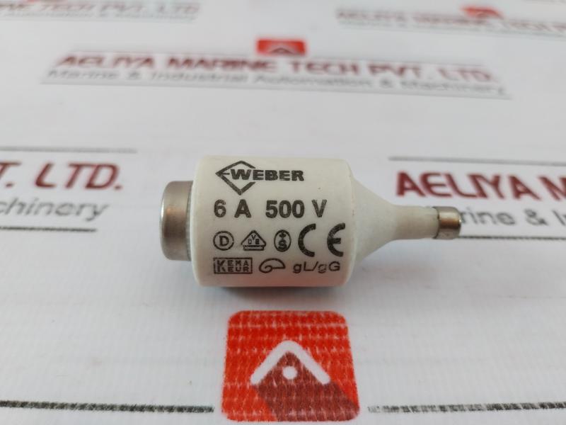 Weber Gl/Gg 6A 500V Fuse