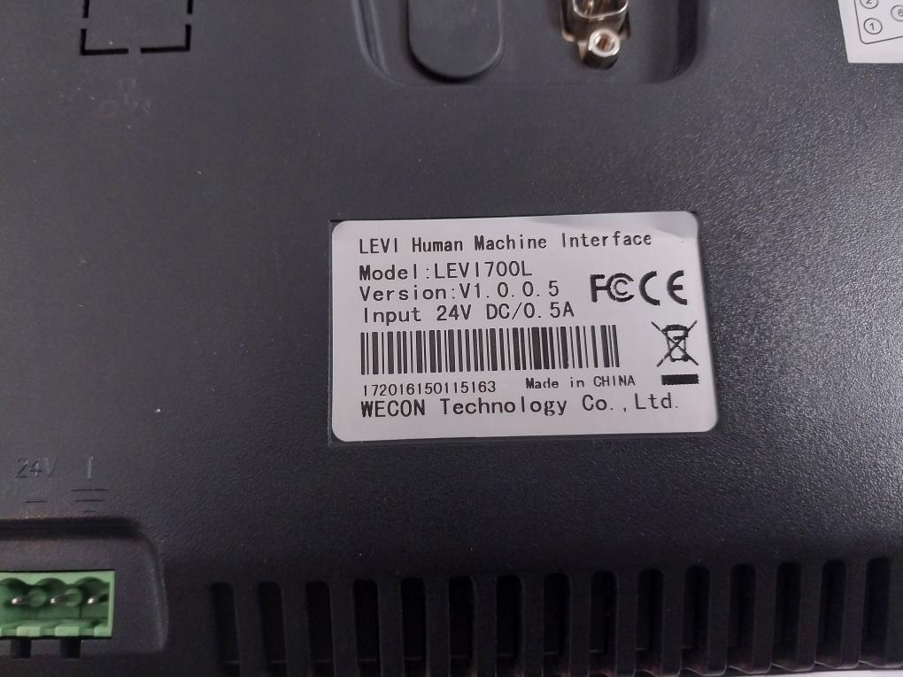 Wecon Levi700L Standard Human Machine Interface Module 24Vdc Version:V1.0.05