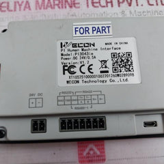 Wecon Pi3043Ie Hmi Interface Dc 24V/0.5A