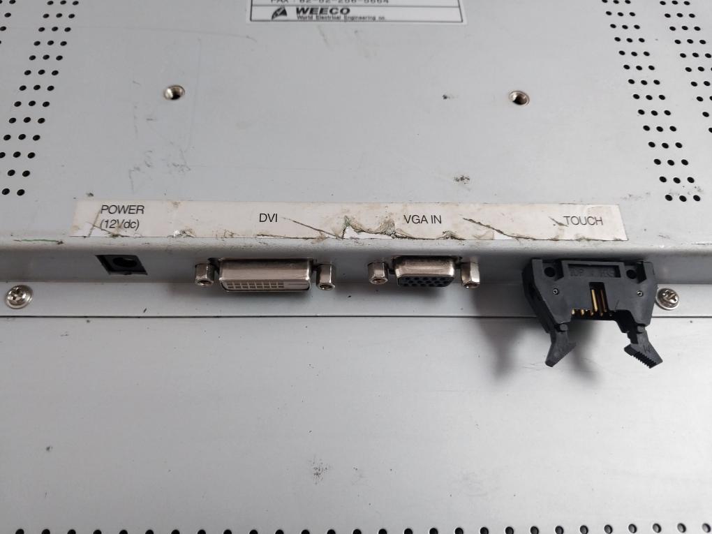 Weeco Wt19-3125 Touch Monitor Converter 12Vdc Ac 90-230V (Not Working)