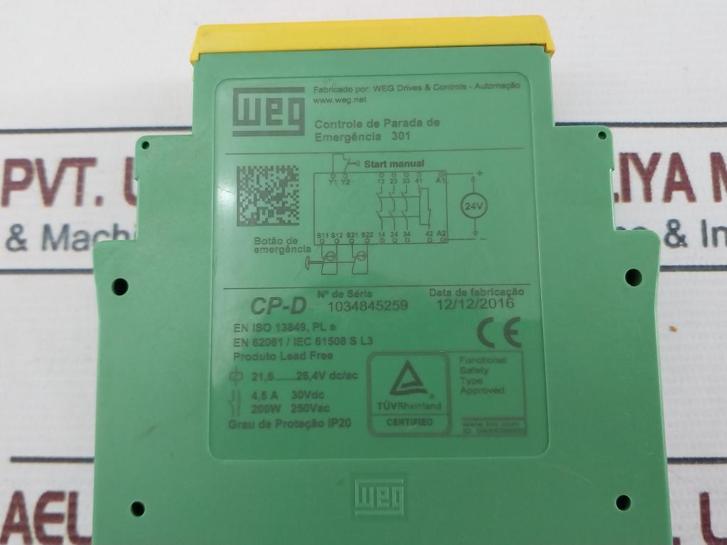 Weg Cp-d Safety Relay Ip20
