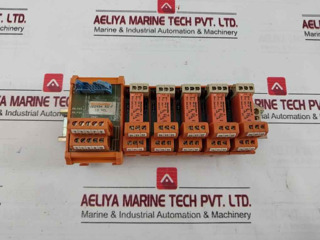 Weidmuller 022494 10 Pole Terminal Block Interface Module 24V Sc3 8A/250V
