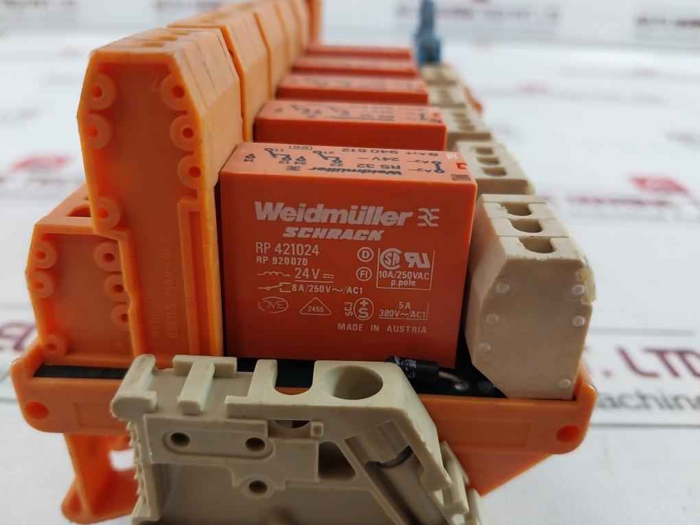 Weidmuller 022494 10 Pole Terminal Block Interface Module 24V Sc3 8A/250V