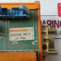 Weidmuller 022494 Rs-f 10 Pole Terminal Block Interface Module 10A/250Vac