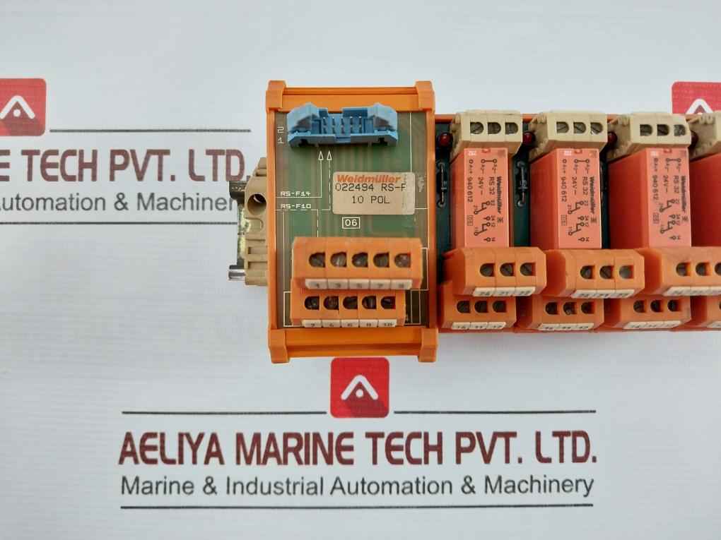 Weidmuller 022494 Rs-f Terminal Interface Relay Module Rs-f14 Rp 421024 Gsed 5