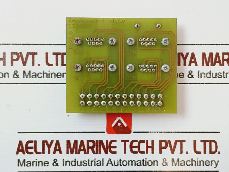 Weidmuller 1126919 Terminal Module 4 Female Connectors Board Rev 1.0 -4A0, -9A0