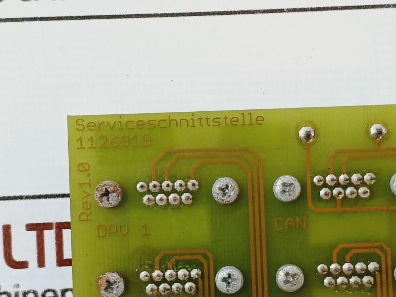 Weidmuller 1126919 Terminal Module 4 Female Connectors Board Rev 1.0 -4A0, -9A0