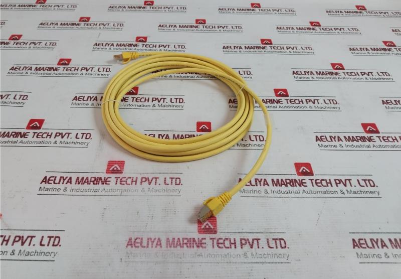 Weidmuller 1251580050 Ethernet Patch Cable Ie-c6Fp8Ly0050M40M40-y, E316369