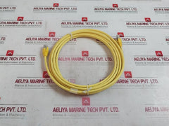 Weidmuller 1251580050 Ethernet Patch Cable Ie-c6Fp8Ly0050M40M40-y, E316369