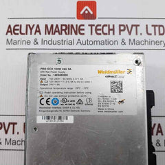 Weidmuller 1469480000 Din-rail Connect Power Supply Module 120w 24v 5a
