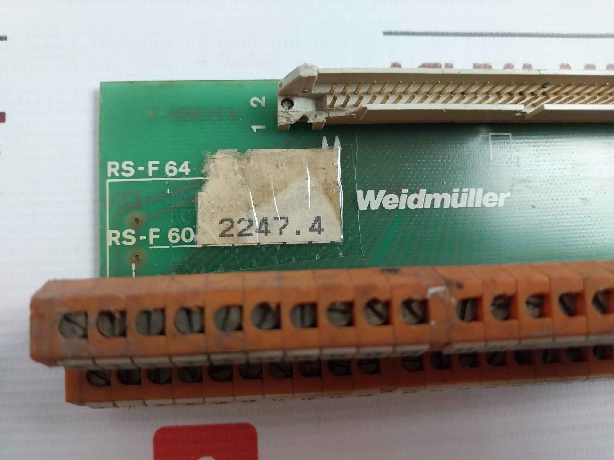 Weidmuller 412906-2 Interface Module Rs-f 64 2247.6