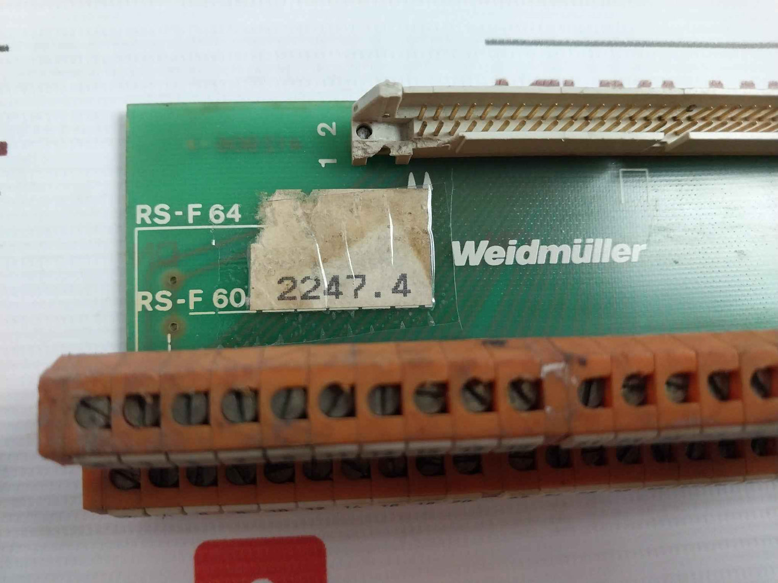 Weidmuller 412906-2 Interface Module Rs-f 64 2247.6