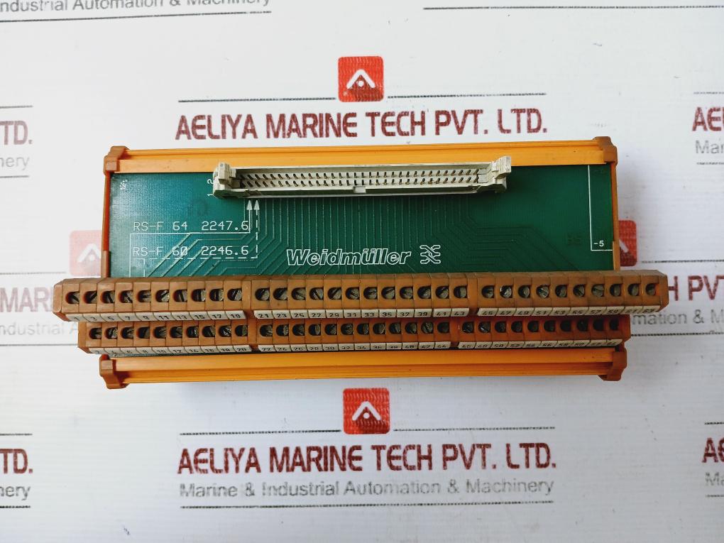 Weidmuller 412906-5 Terminal Block, Rs-f 64 2247.6/Rs-f 60 2246.6