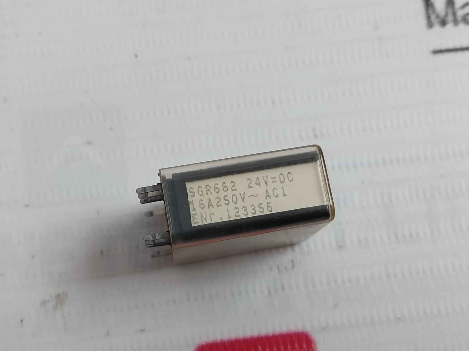 Weidmuller 413872-3 L Relay Module Sgr662 24V Dc 16A 250V