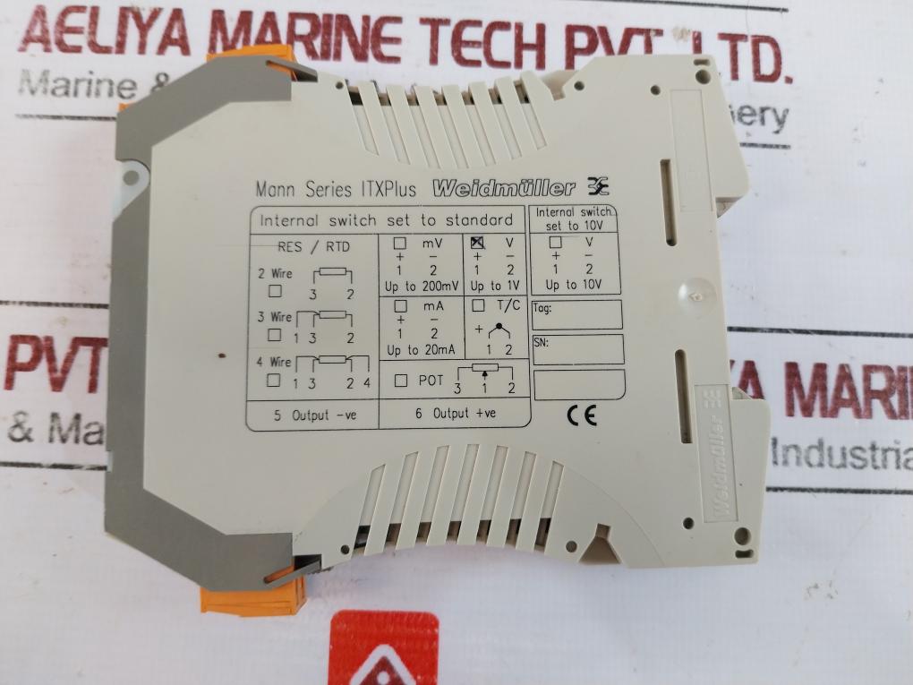 Weidmuller 7940016563 Loop-powered Signal Converter Itxplus/-2-0Vdc/4-20Ma/12-45Vdc