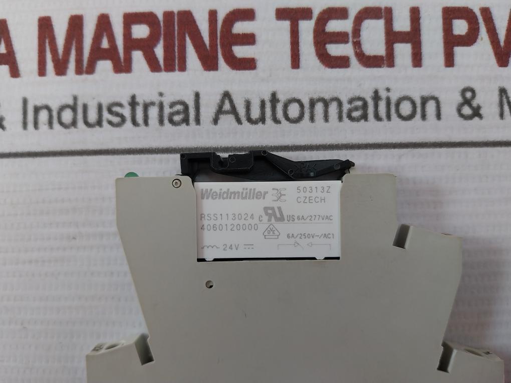 Weidmuller 8533640000 Relay Module Rss113024 6A 250Vac Din Rail