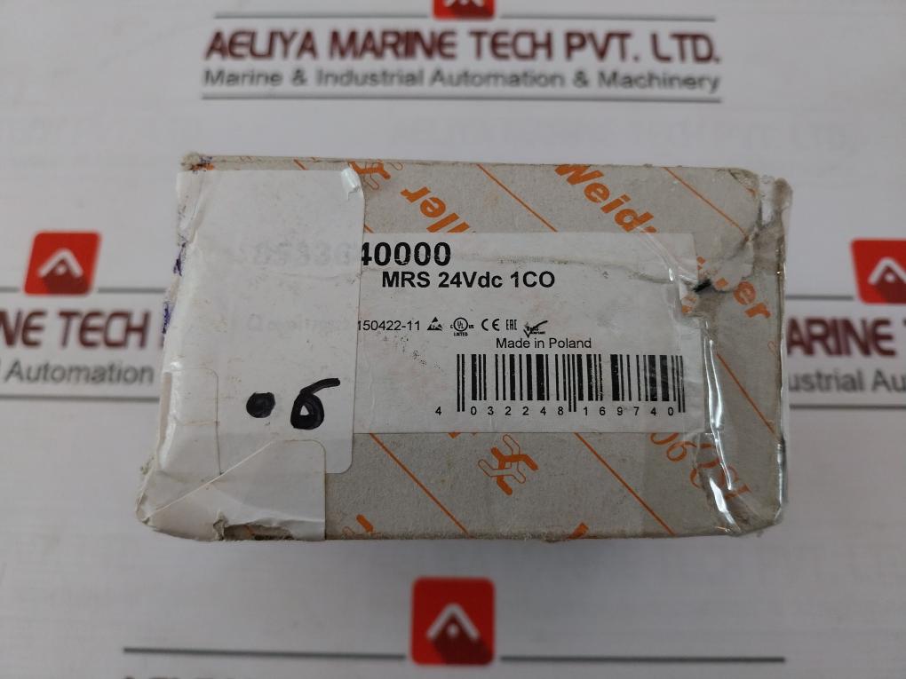 Weidmuller 8533640000 Relay Module Rss113024 6A 250Vac Din Rail