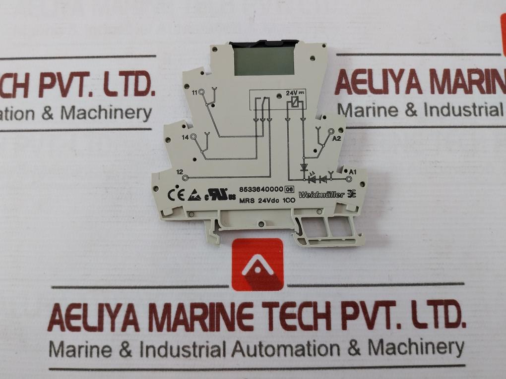 Weidmuller 8533640000 Solid State Relay 24 Vdc 1 Co 6A 277Vac 250V 24V