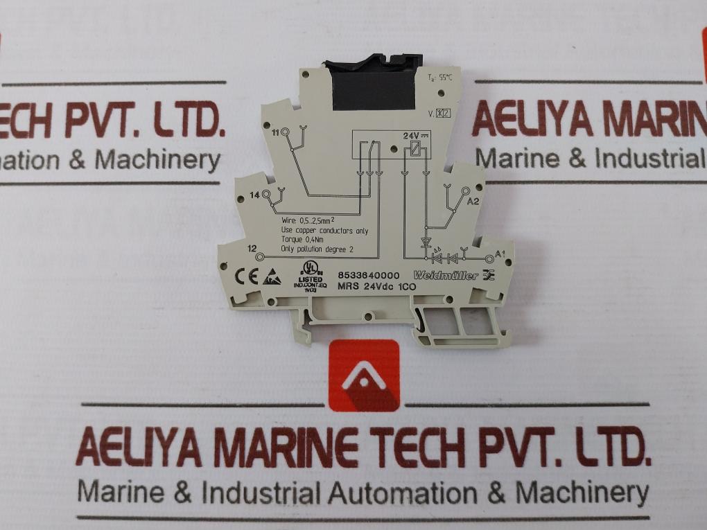 Weidmuller 8533640000 Solid State Relay Mrs 24Vdc 1Co 0.5-2.5Mm2 55C V. X 2/1