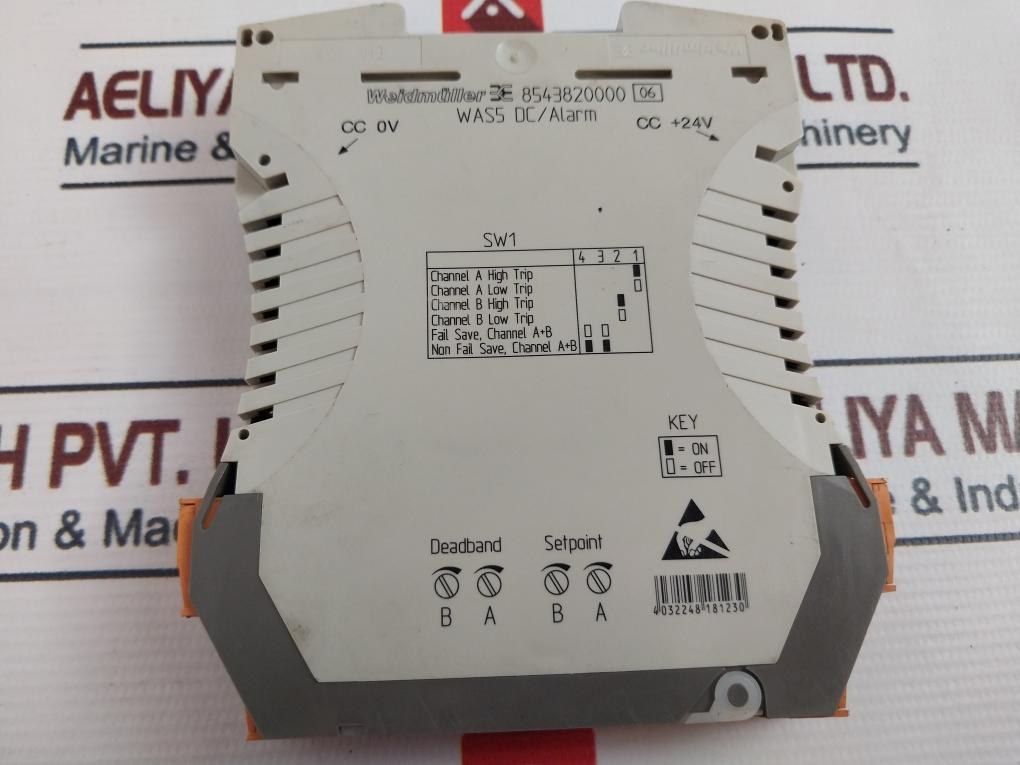 Weidmuller 8543820000 Signal Isolator Was5 Dc/Alarm Ehl 17.5