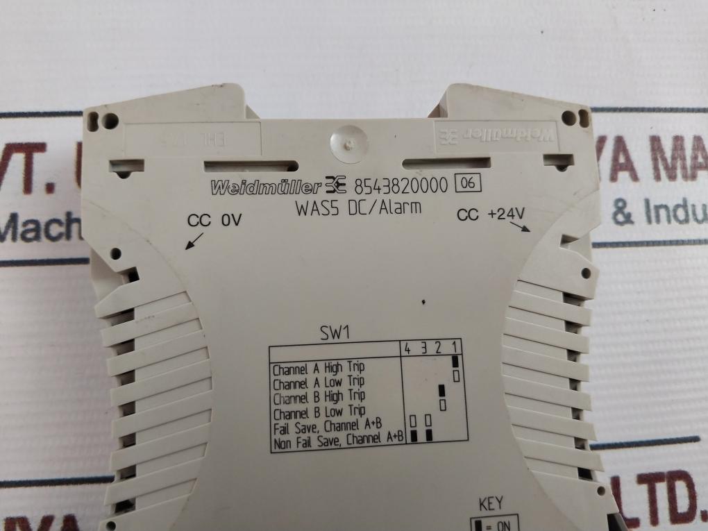 Weidmuller 8543820000 Signal Isolator Was5 Dc/Alarm Ehl 17.5
