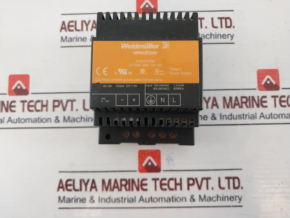 Weidmuller 8754970000 Power Supply 100-240Vac