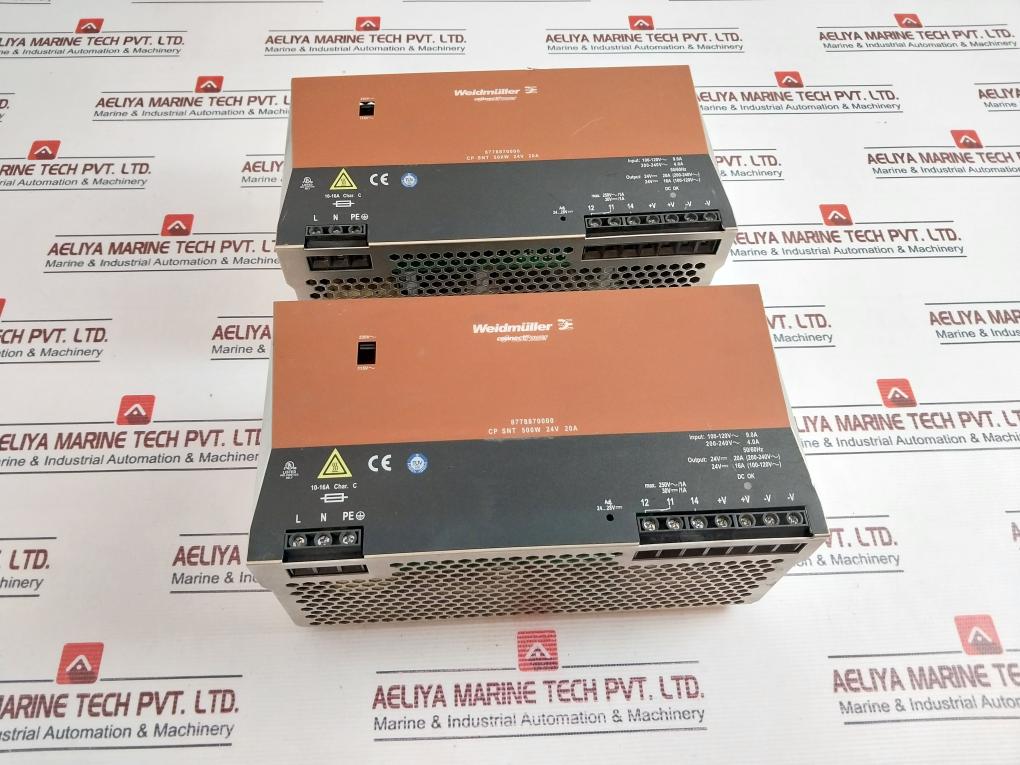 Weidmuller 8778870000 Power Supply 24V 20A