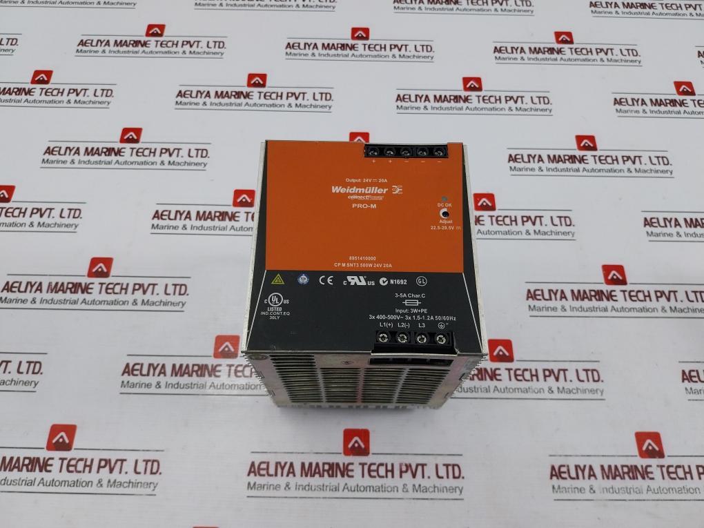 Weidmuller 8951410000 Connect Power Supply 24V Rev 0.8A