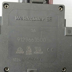 Weidmuller 9129663500 Circuit Breaker 3A Ac240/Dc65V