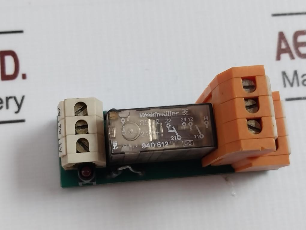 Weidmuller 940 612 Relay Module Rp 421024, Rp 920070 24v 8a/250v 10a/250vac 5a