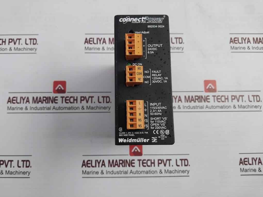 Weidmuller 992534 0024 Connectpower 24 Vdc 6.5A