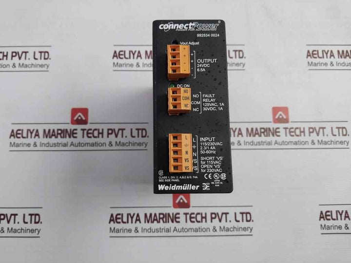 Weidmuller 992534 0024 Connectpower 24 Vdc 6.5A