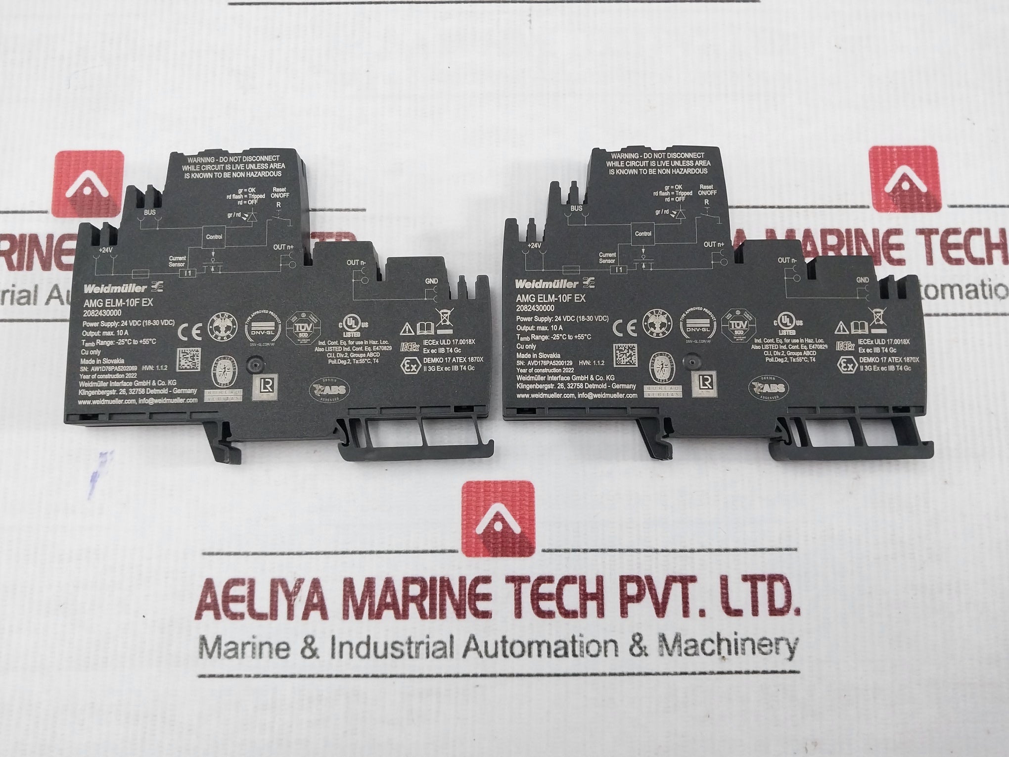 Amg Elm-10F Ex Load Monitoring Module 24Vdc Weidmuller