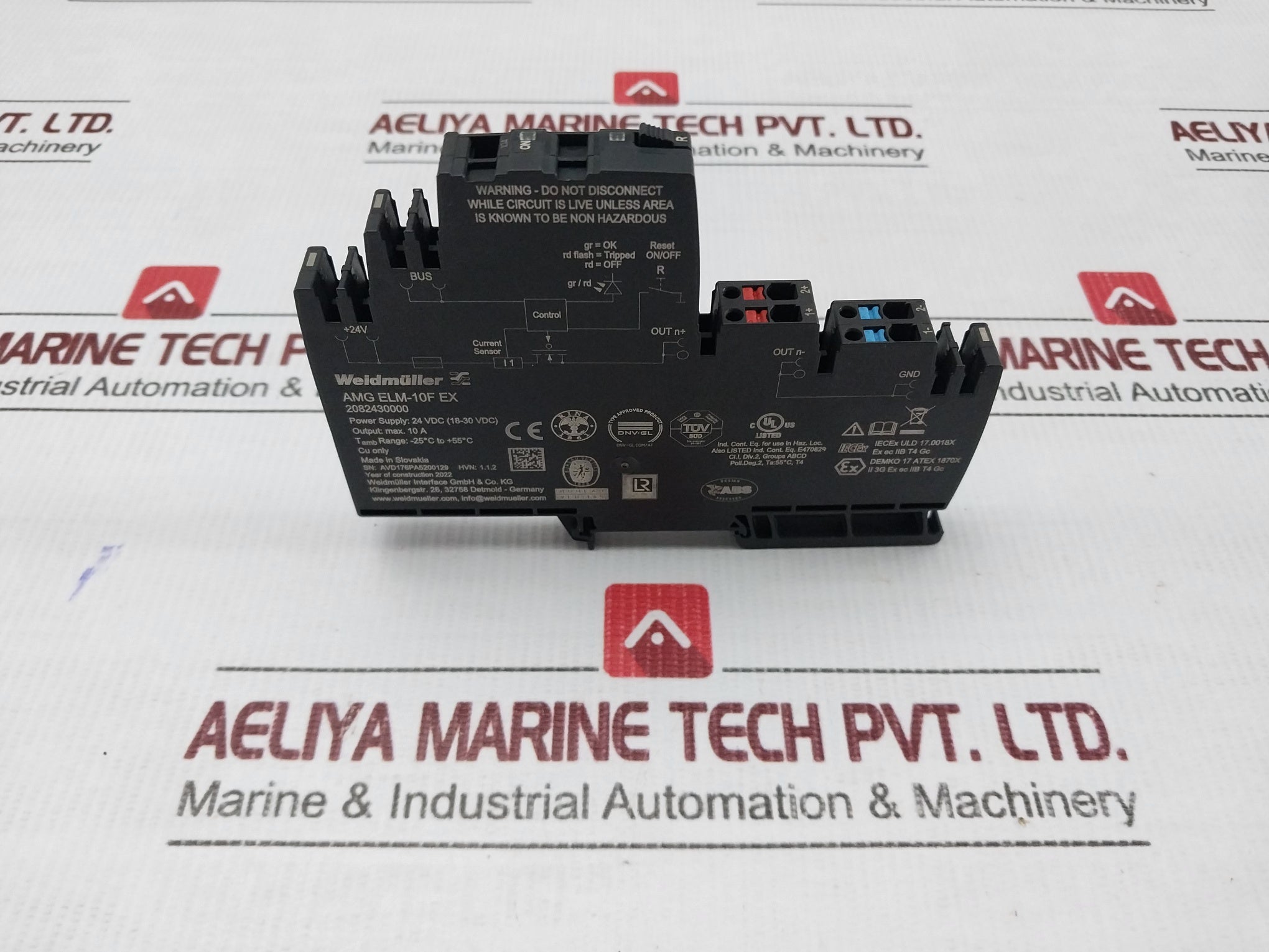 Amg Elm-10F Ex Load Monitoring Module 24Vdc Weidmuller