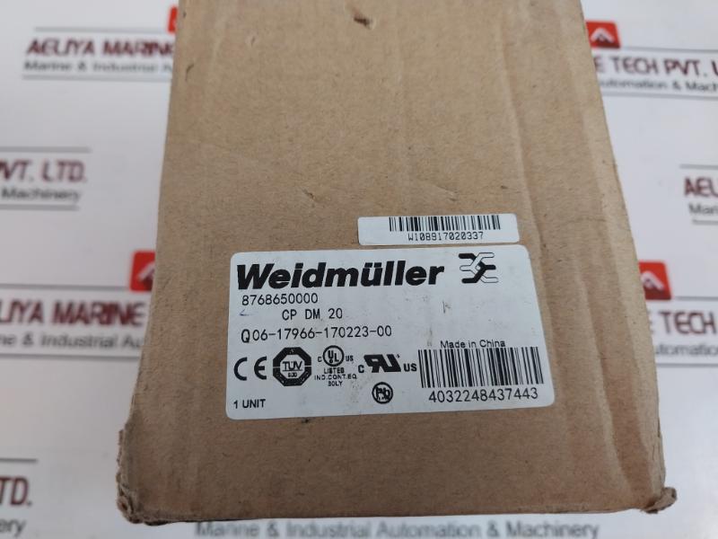 Weidmuller Cp Dm 20 8768650000 Din-rail Power Supply 24vdc/ 0-28vdc